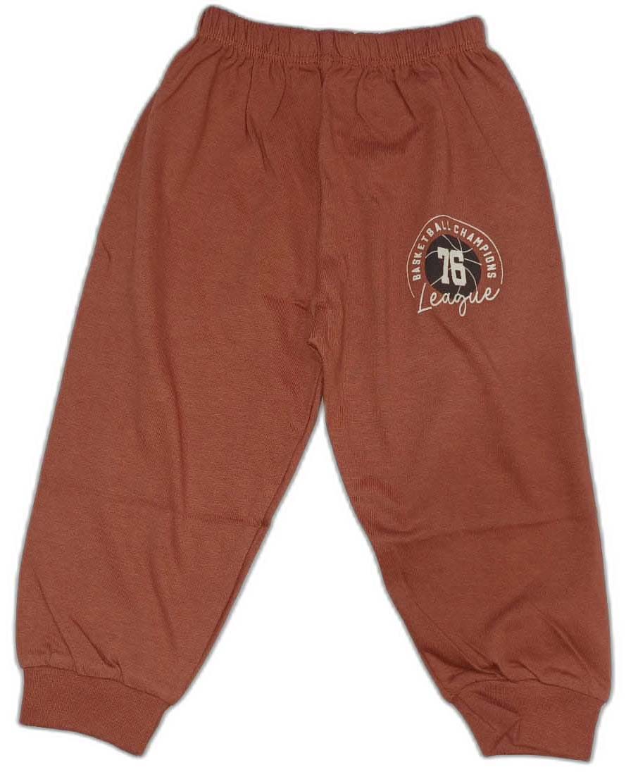 Boys Basketball Theme Printed Cotton Clothing Set