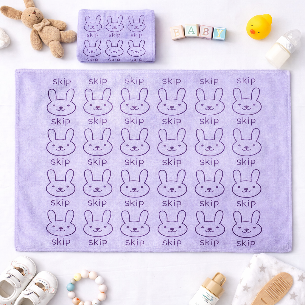 Baby Bath Towel Soft Cotton Cartoon Print Absorbent Baby Towel - Cutypi