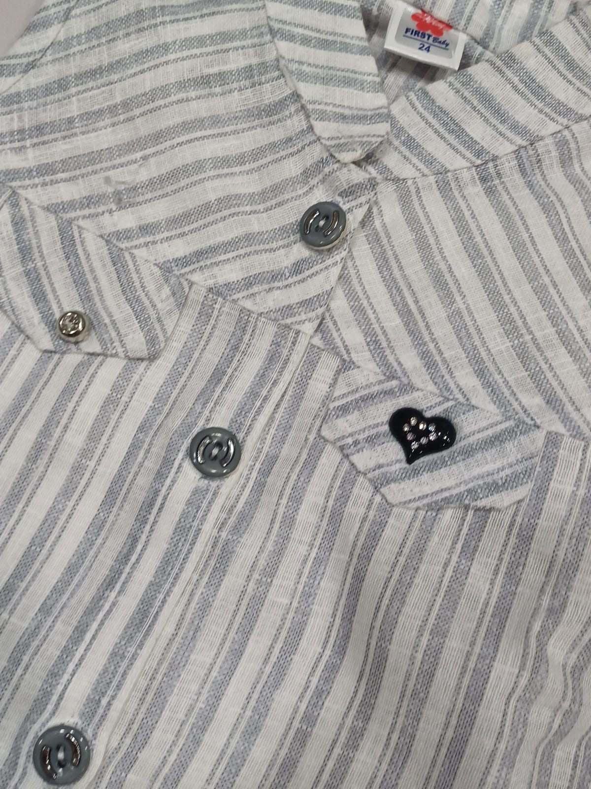 Girl Girls Sleeveless Top with Denim Short