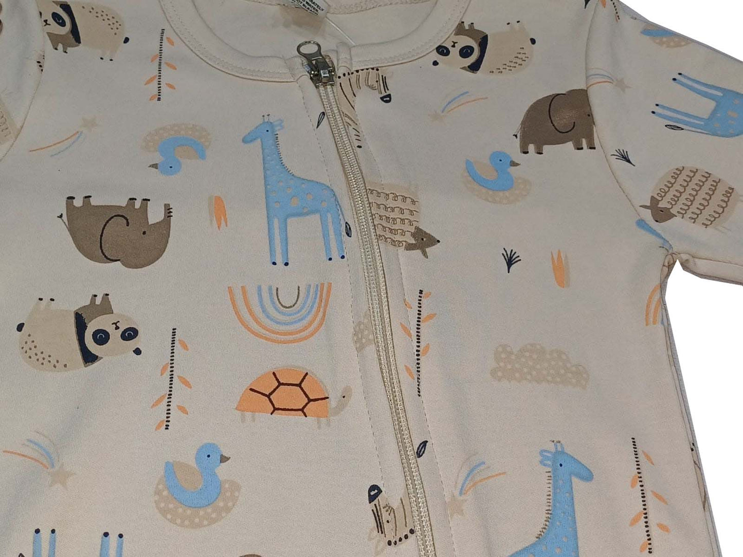 Baby Boy & Girls Jumpsuit Animal Print - Beige