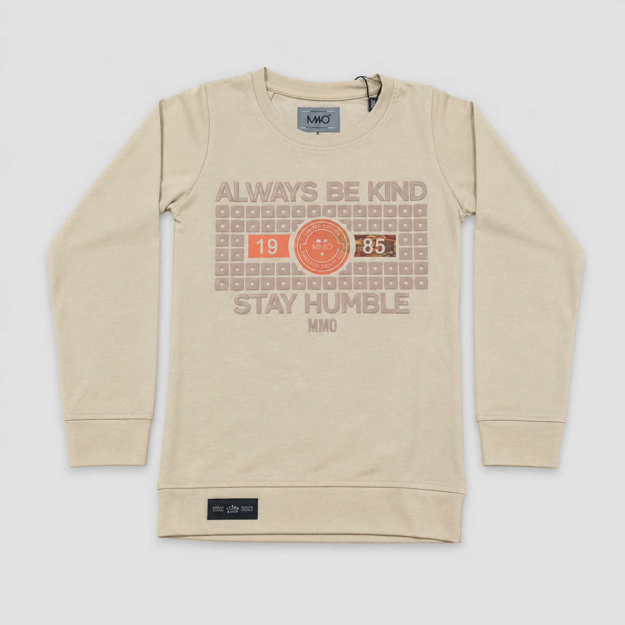 Boys Stay Humble Printed Full Sleeve Printed T-Shirt | Casual Kids Wear