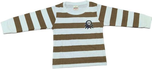Boys Full sleeves Stripped T-Shirt with Full Pant