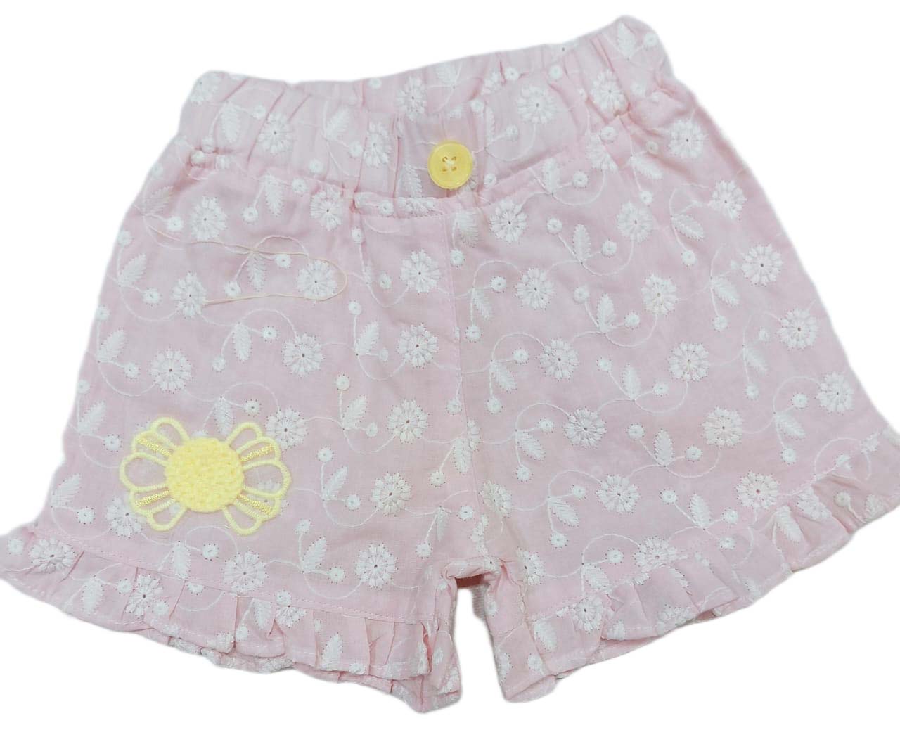 Cute Baby Girl Top and Bottom Set yellow