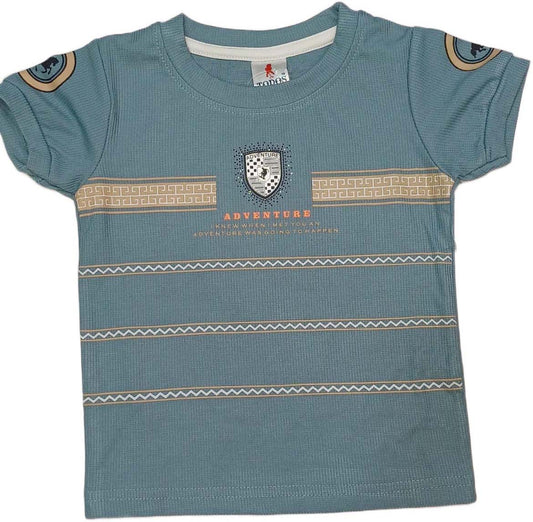 Boys' Clothing Pair Printed Cotton T-Shirt & Short Set for Kids