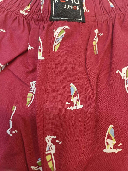 Baby cotton Graphics printed boxer - Maroon
