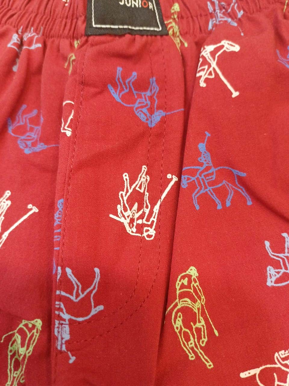 Baby cotton Graphics printed boxer - Red