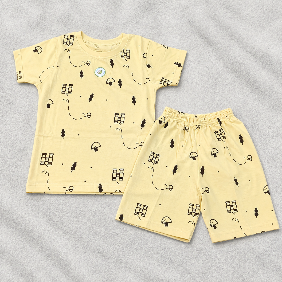 Boys T-Shirt with Bottom Yellow