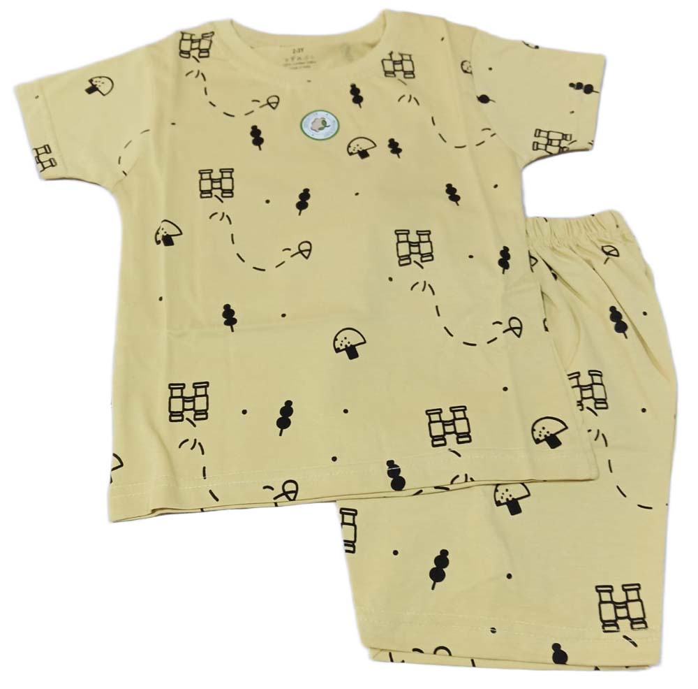 Boys T-Shirt with Bottom Yellow