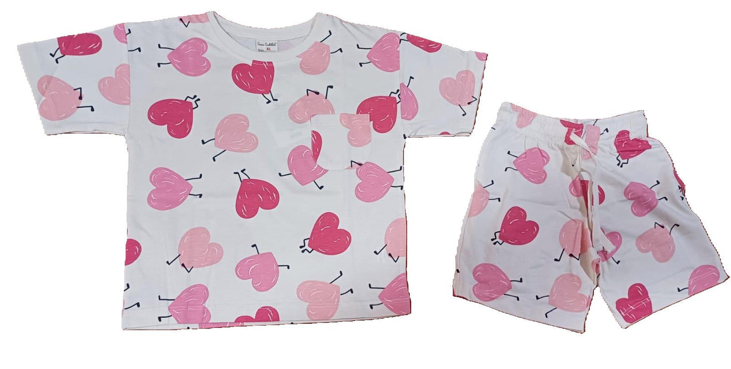 Cucu Cuddles Baby Girl Co-Ordinate Set - Cream