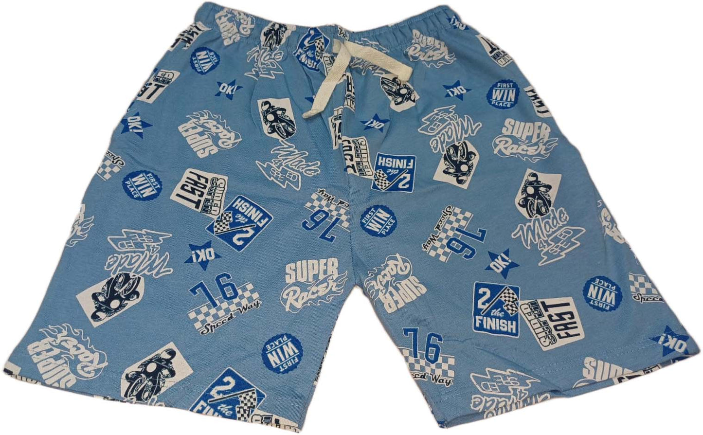 Girls Printed Half Sleeve Cords Set