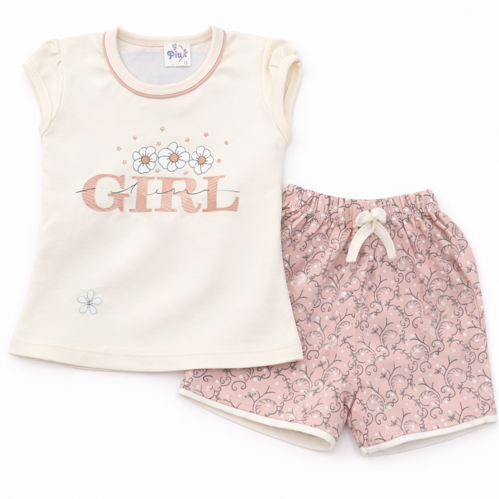 Piu Girls Top & Shorts Set - Cutypi