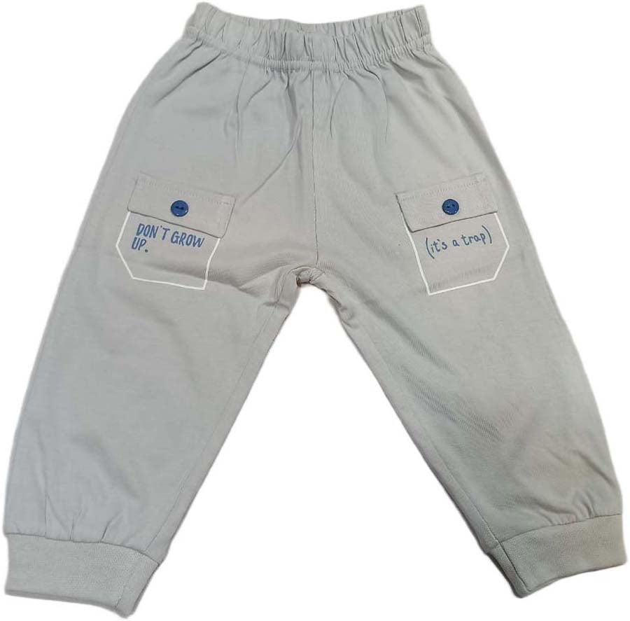 Boys Printed Cotton Clothing Set - Blue