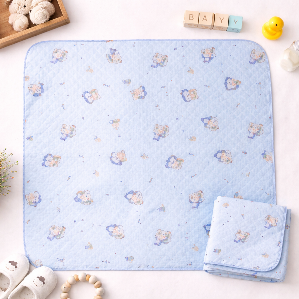 Baby Swaddle Soft Cotton Cute Bear Print Lightweight Newborn Swaddle Wrap ƒ?? Cutypi