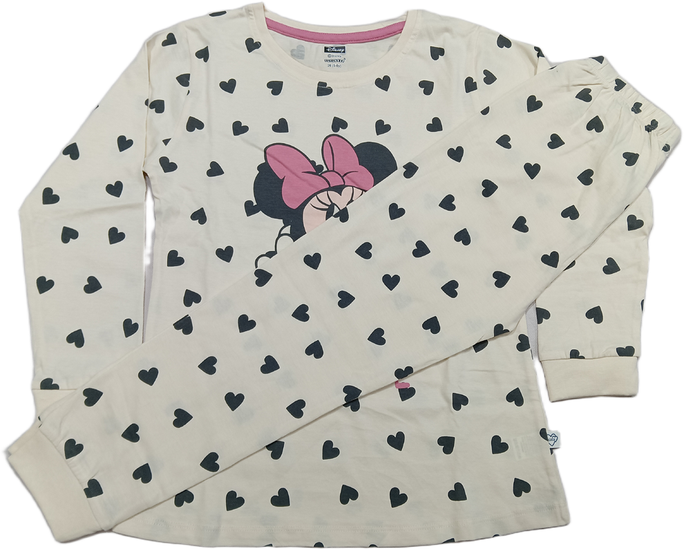 Cucumber Buy Girls Disnep Printed Full Sleeves Top with Leggings - Cream - Cutypi