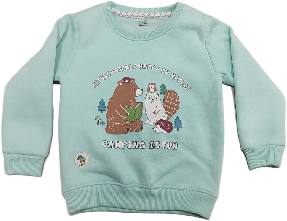 Buy CUCUMBER Fleece Knit Full Length Winter Wear Suit - Mint