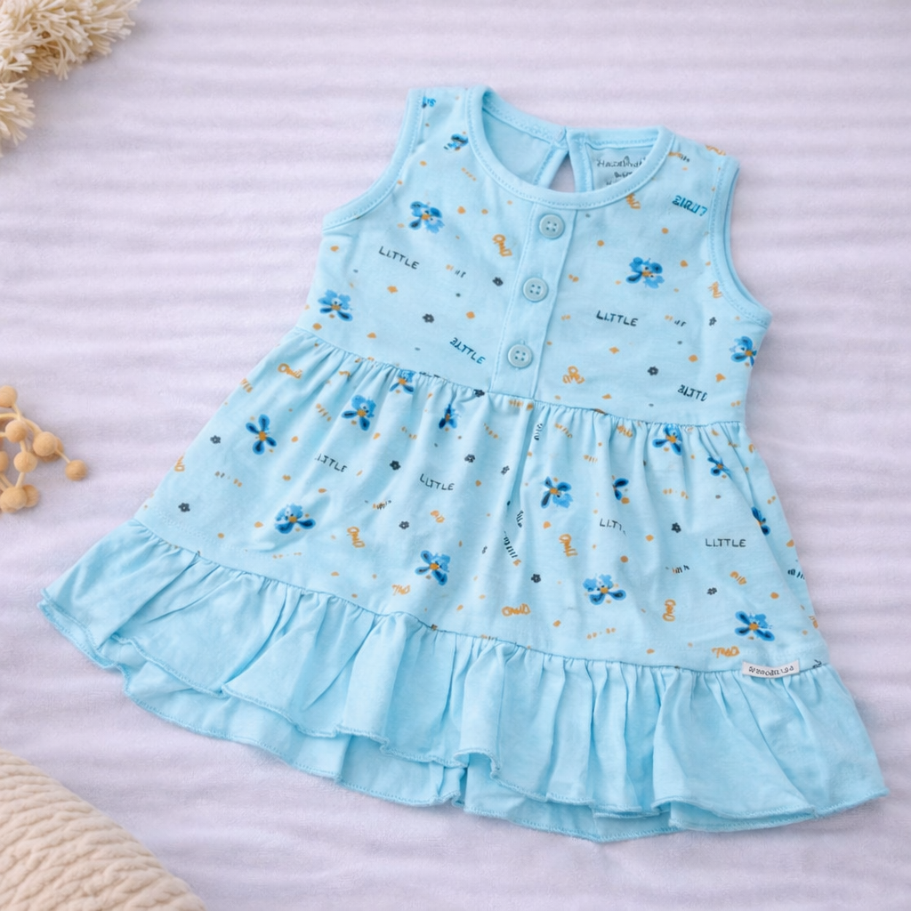Hazelnut Baby Girl Cotton A-line Dress ƒ?? Soft, Cute & Comfortable - Cutypi