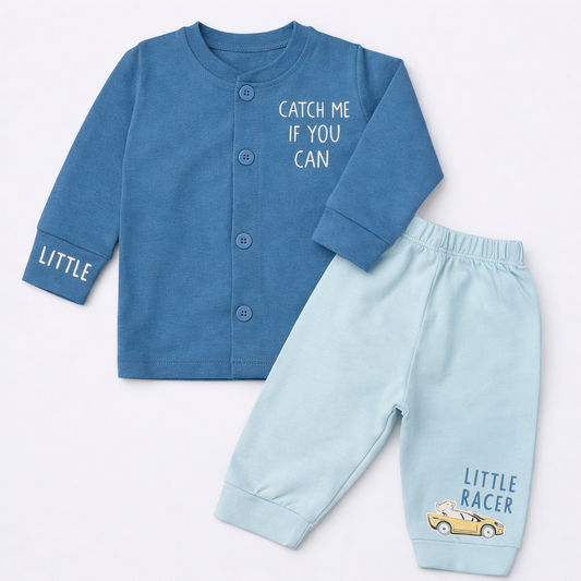 Cutypi Catch me if you can Kids Co-Ord Set – Full Sleeve Cotton Top & Pants  - Cutypi