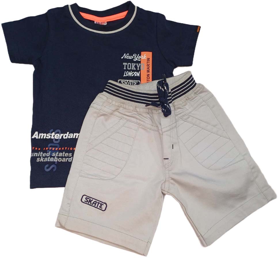 Boys Royal Blue T-Shirt and Shorts