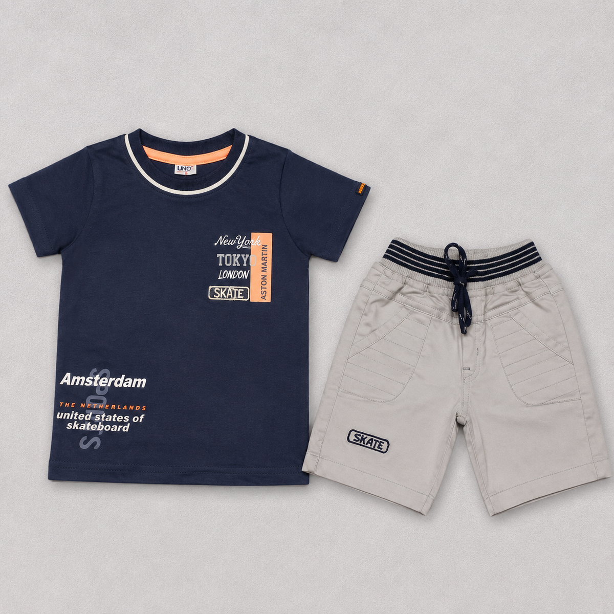 Boys Royal Blue T-Shirt and Shorts