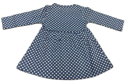 Cucumber Full Sleeves Printed Frock - Pink