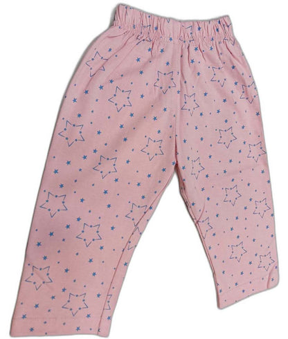 Girl Full Sleeves Unicorn Print Suit - Blue