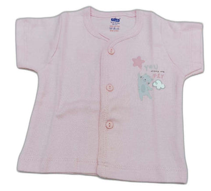 Simply New Born Baby Front Open Suit - Pink