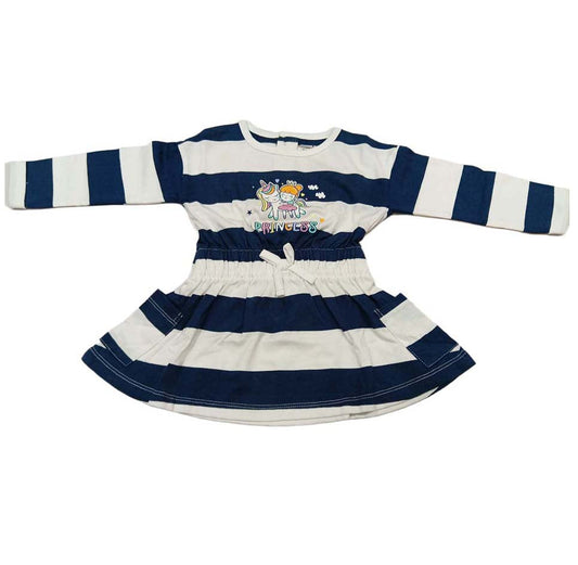 CUCUMBER Full Sleeves Stripe Frock