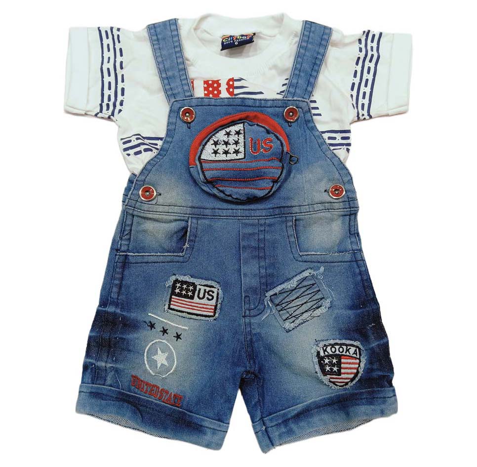 Dungaree Set For Baby Boy and Baby Girl