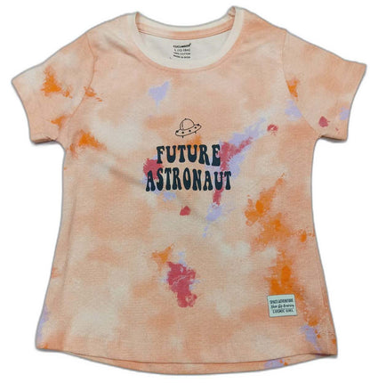 Cucumber Girls Half Sleeves Multicolor Austronaut Printed Suit