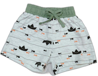 Infant Sailor printed Top with short - Green