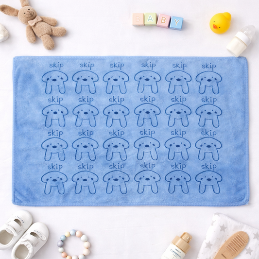 Baby Bath Towel Soft Cotton Cartoon Print Absorbent Baby Towel