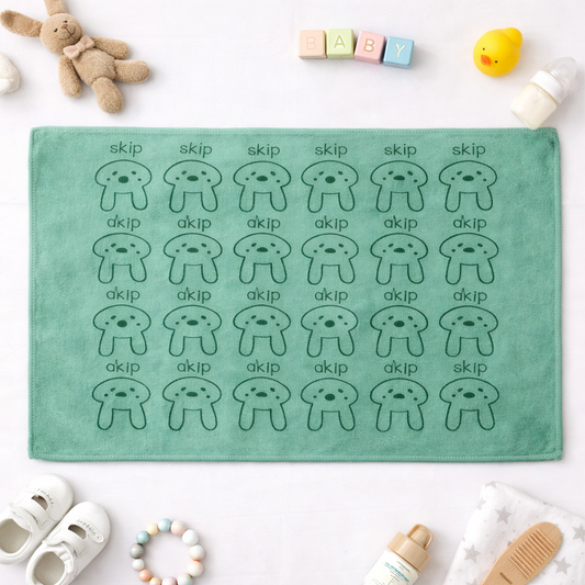 Baby Bath Towel Soft Cotton Cartoon Print Absorbent Baby Towel