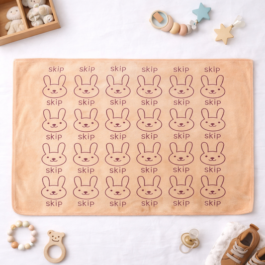 Baby Bath Towel Soft Cotton Cartoon Print Absorbent Baby Towel