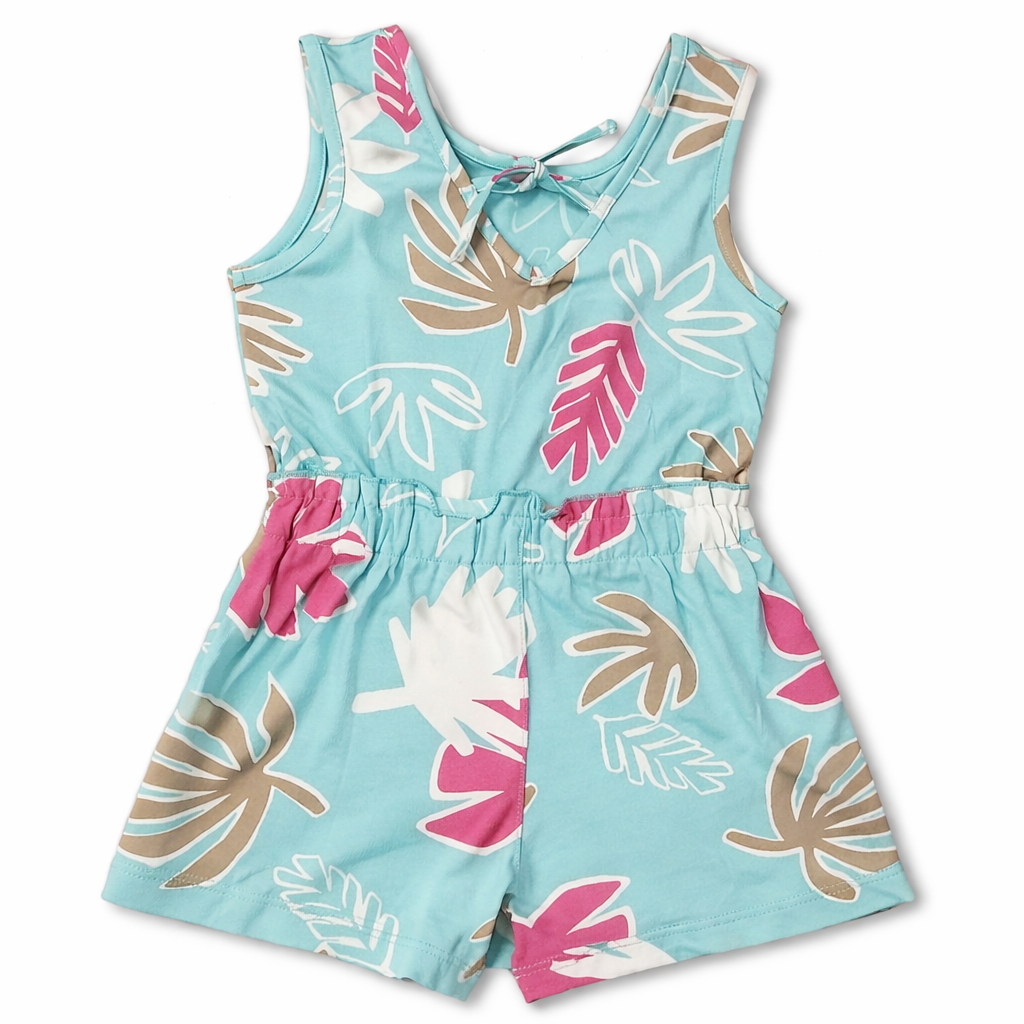 DoreMe Floral Print Baby Girls Jumpsuit - Cutypi