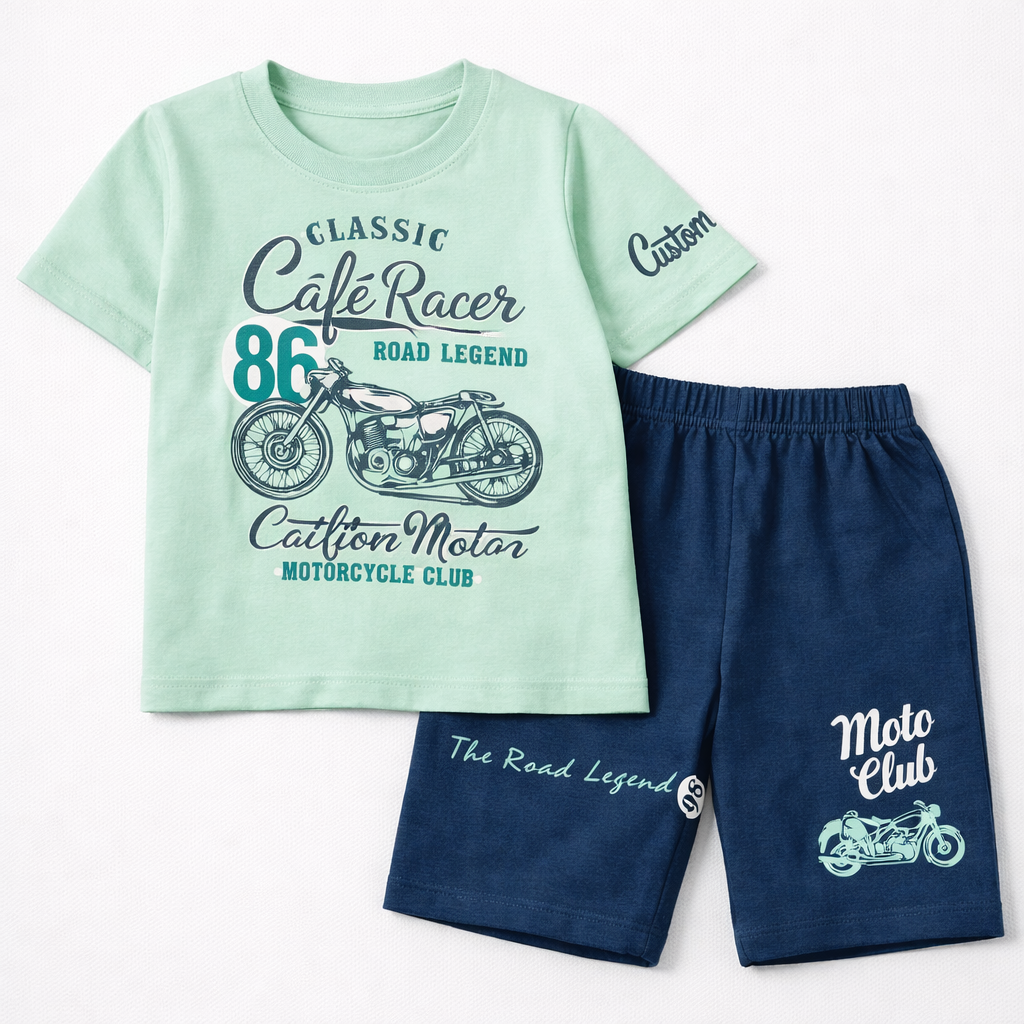 Cucumber Mini Hoops Champ Top and Short set for Kids  - Cutypi