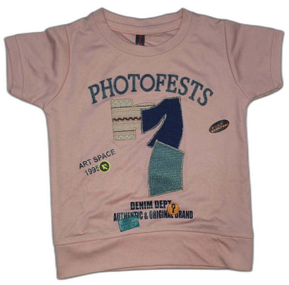 T-Shirt and Denim Shorts Set for Kids