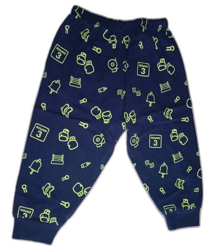 Cucumber Boys Full sleeves Multicolor T-Shirt with Joggers - Lemon