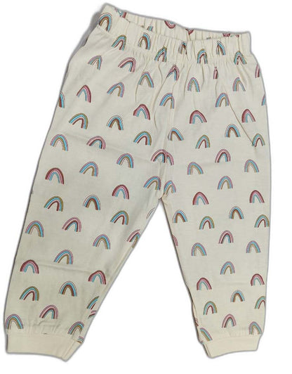 CUCUMBER Girl Sinker Full Sleeves Suit with Adorable Print - Cream