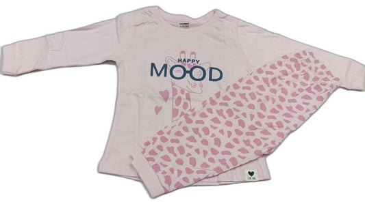 CUCUMBER Girl Sinker Full Sleeves Suit with Adorable Print - Pink