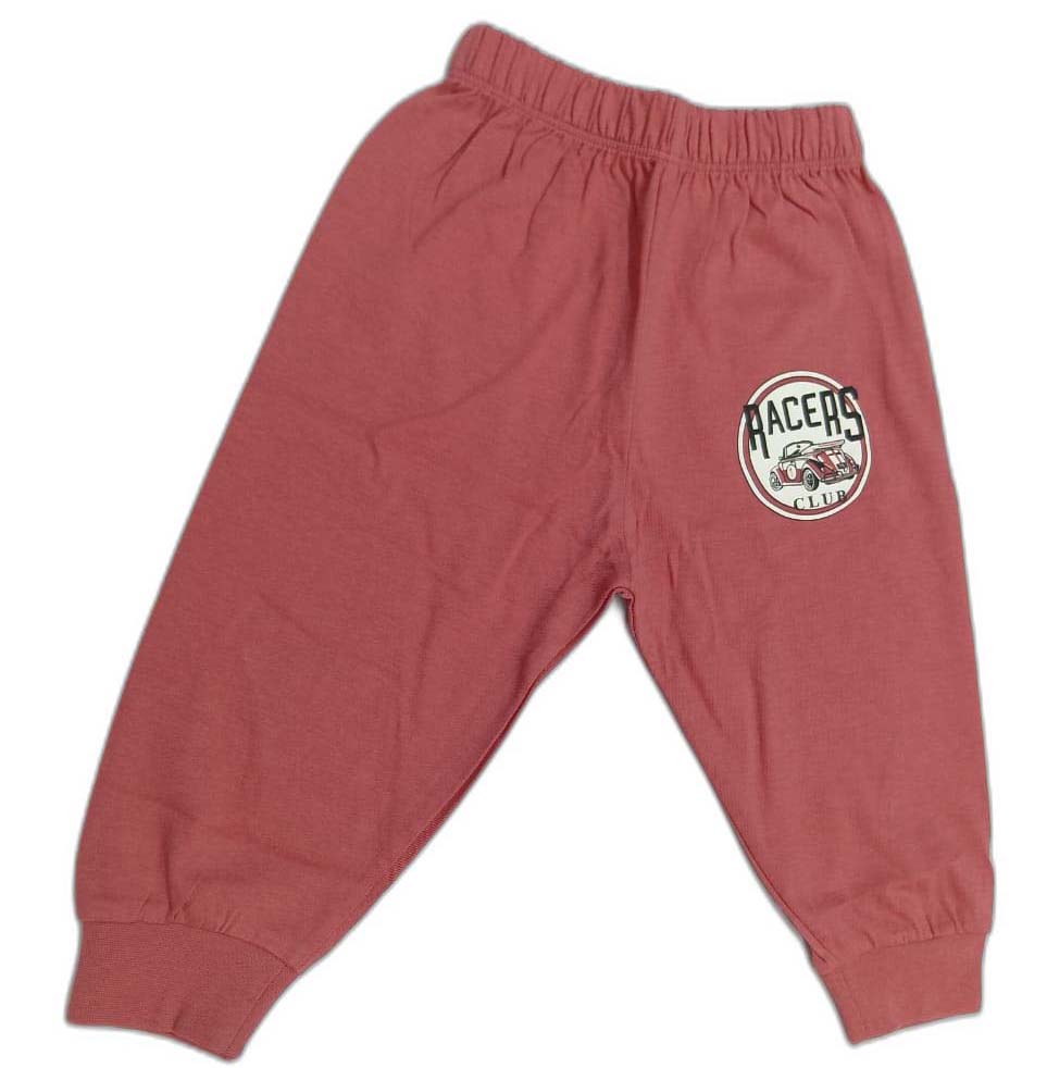 CUCUMBER Sinker Knit Full Sleeves Polo T-Shirt with Joggers - Cream