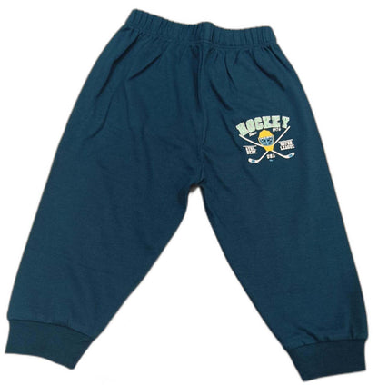 CUCUMBER Sinker Knit Full Sleeves Polo T-Shirt with Joggers - Light Green