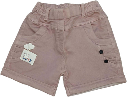 Girl Girls Sleeveless Top with Denim Short - Pink