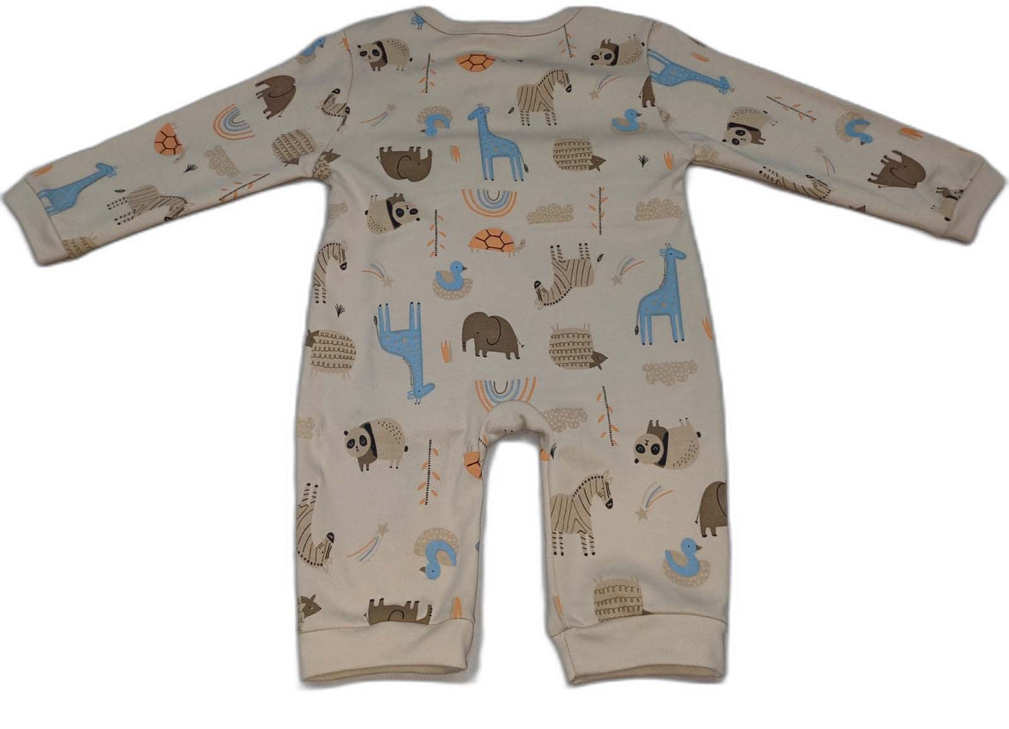 Baby Boy & Girls Jumpsuit Animal Print - Beige