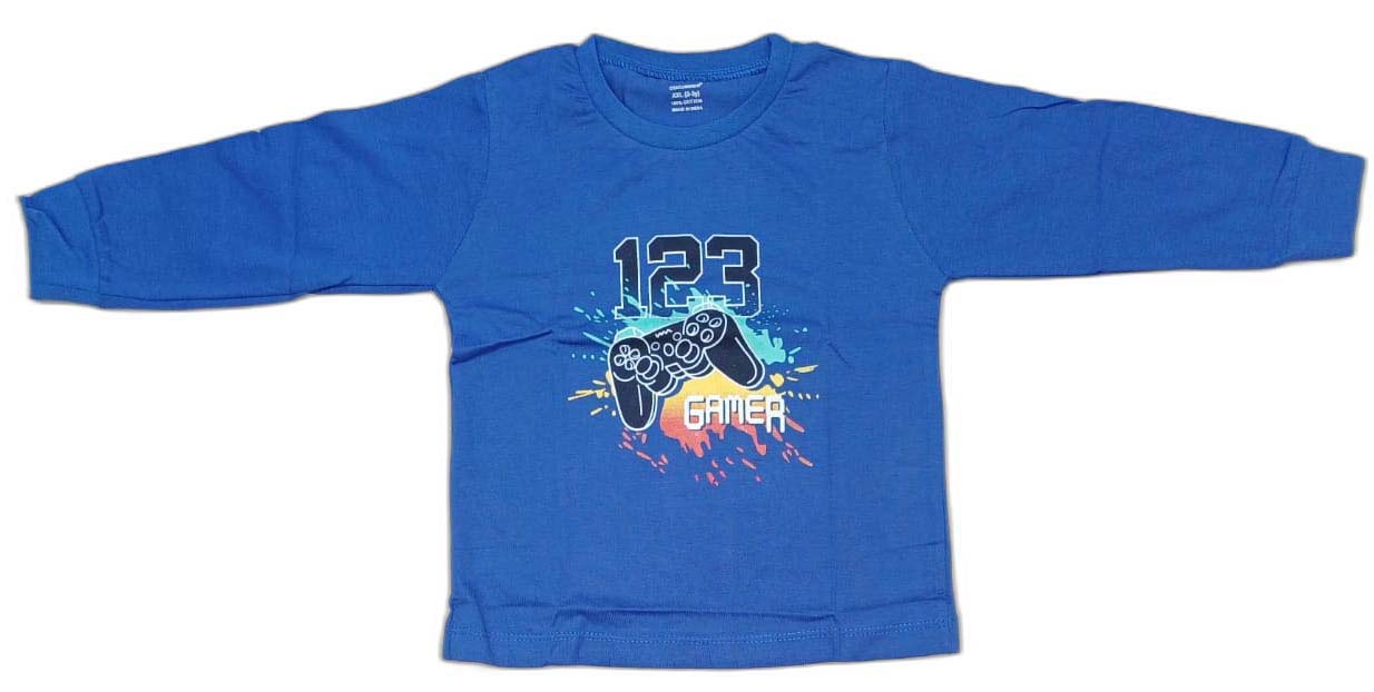 Cucumber Unisex-Kids Regular T-Shirt with Joggers - Blue