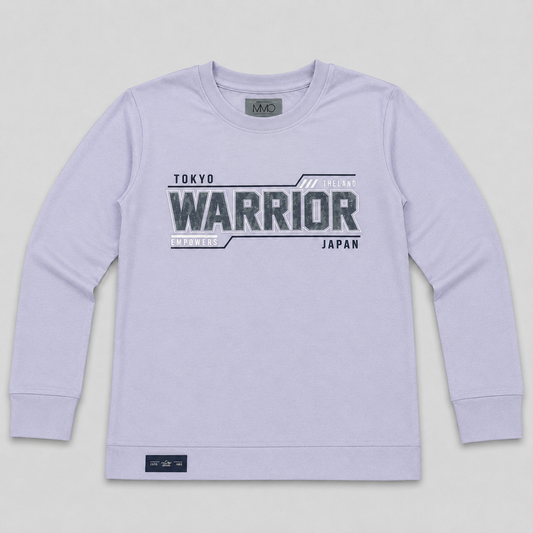 Boys Purple Full Sleeve Printed T-Shirt | Casual Kids Wear