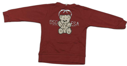 Boys Full sleeves Stripped T-Shirt with Full Pant - Maroon