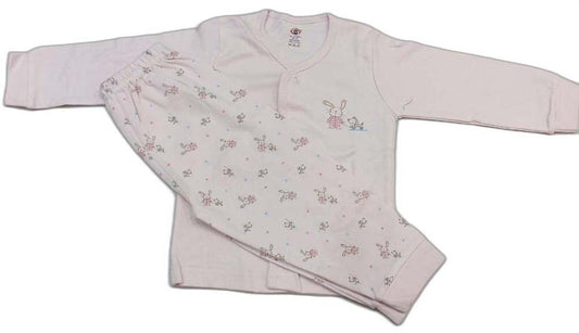 Thermal Top - Pyjama Set For Baby Boys and Baby Girls - Pink
