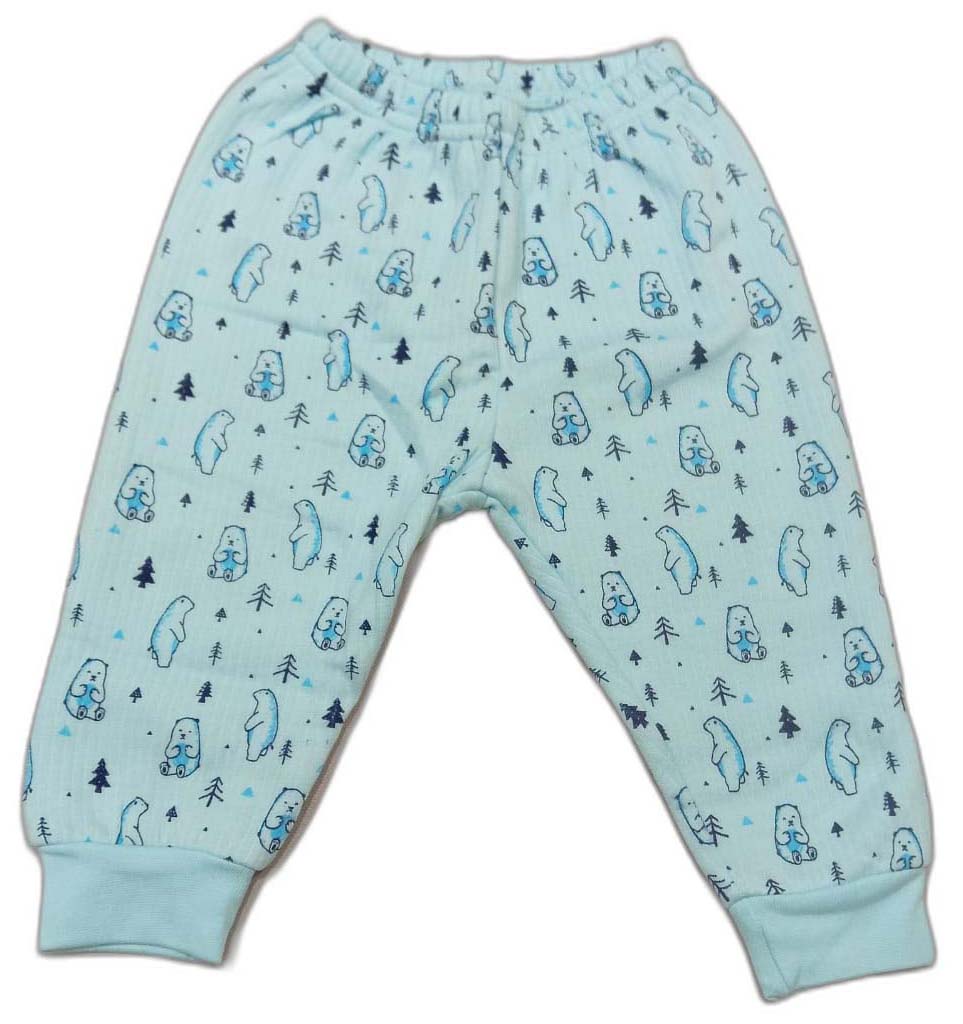 Thermal Top - Pyjama Set For Baby Boys and Baby Girls - Light Blue
