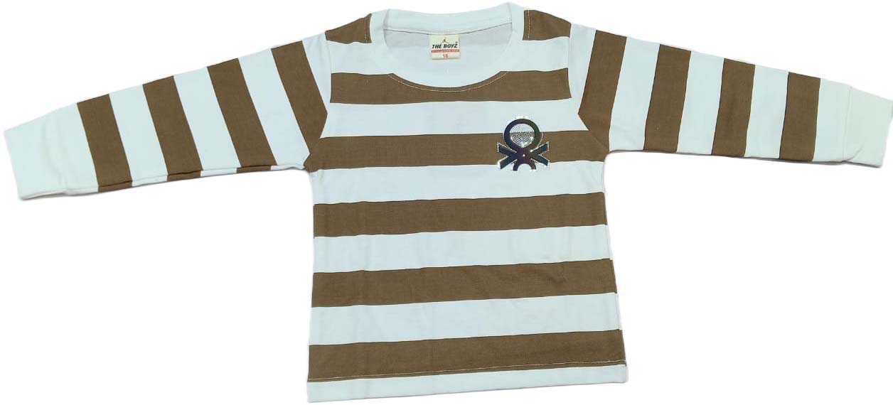 Boys Full sleeves Stripped T-Shirt with Full Pant