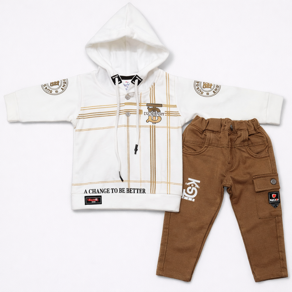 Boys Full sleeves hoodie T-Shirt with Pant